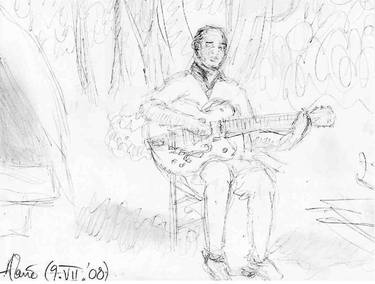 Original Documentary Music Drawings by Louis-Francois Alarie