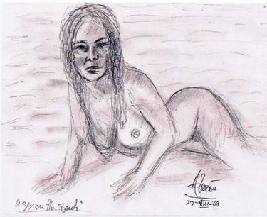 Original Documentary Nude Drawings by Louis-Francois Alarie