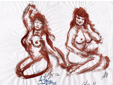 Original Nude Paintings by Louis-Francois Alarie
