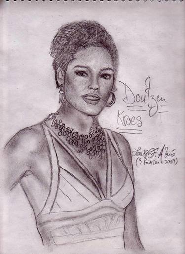 Original Celebrity Drawings by Louis-Francois Alarie