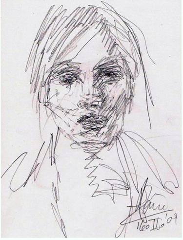 Original Portrait Drawings by Louis-Francois Alarie