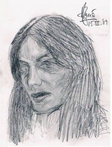 Original Documentary Portrait Drawings by Louis-Francois Alarie
