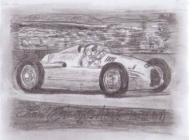 Original Documentary Automobile Drawings by Louis-Francois Alarie