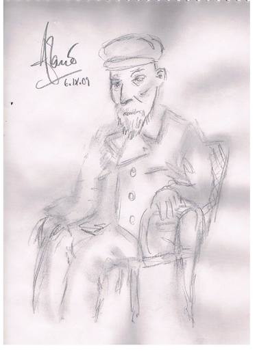 Original Celebrity Drawings by Louis-Francois Alarie