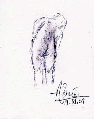 Original Documentary Nude Drawings by Louis-Francois Alarie