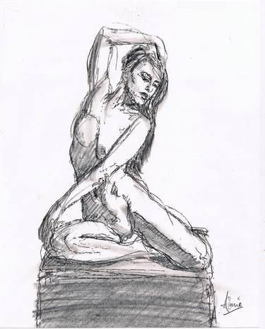 Original Documentary Nude Drawings by Louis-Francois Alarie