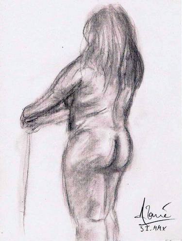 Original Nude Drawings by Louis-Francois Alarie