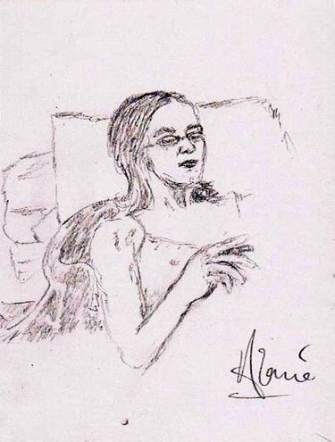 Original Portrait Drawings by Louis-Francois Alarie