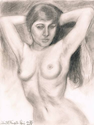 Print of Nude Drawings by Louis-Francois Alarie