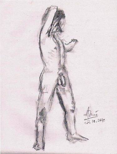 Original Documentary Nude Drawings by Louis-Francois Alarie