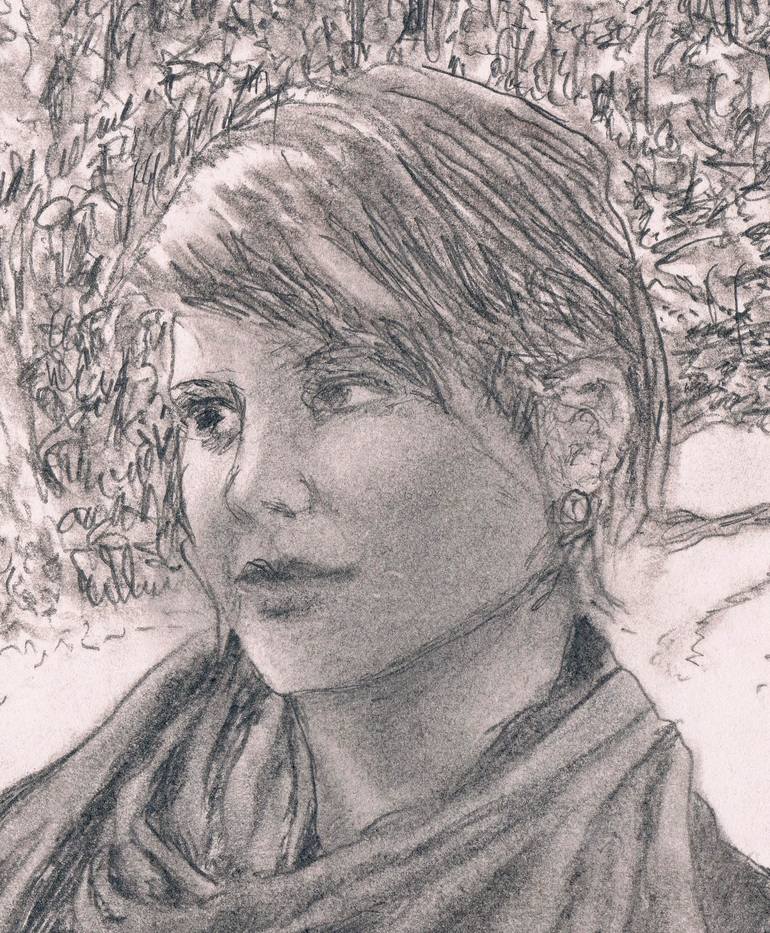 Original Portrait Drawing by Louis-Francois Alarie