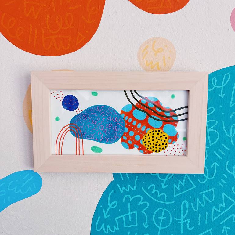 Original Fine Art Abstract Paintings by Fiona Clark