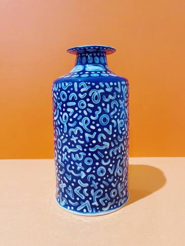 Blue Bottle Vase thumb