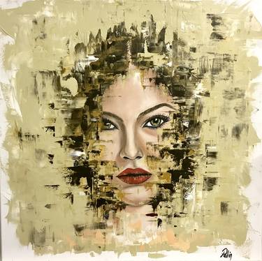 Print of Portraiture Abstract Paintings by Pelin Agin