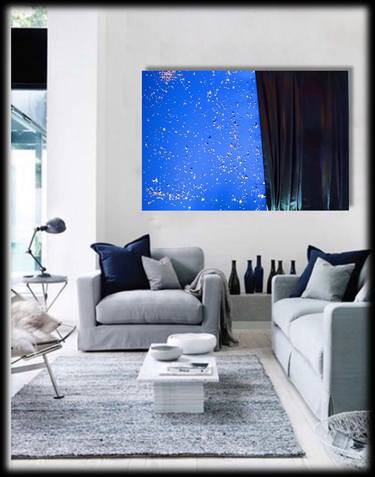 MAKING THE INVISIBLE,VISIBLE.PAINTING/CANVAS BLUE KLEIN thumb