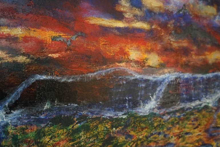 Original Abstract Landscape Painting by Richard Carroll Jr