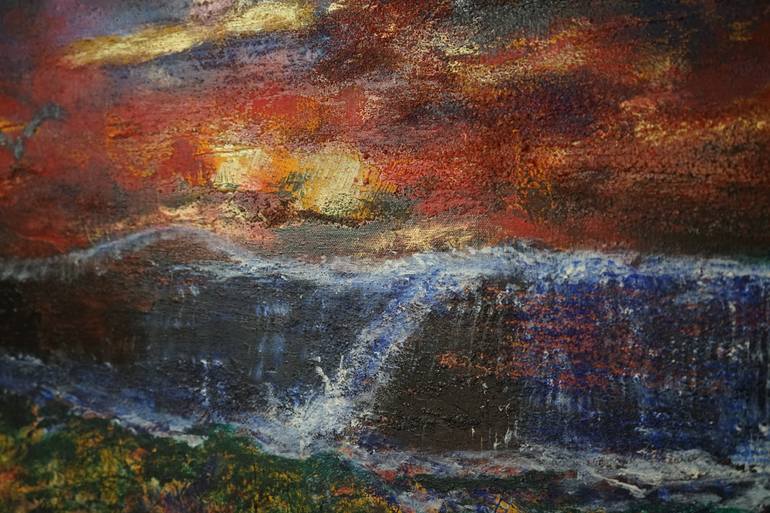 Original Abstract Landscape Painting by Richard Carroll Jr
