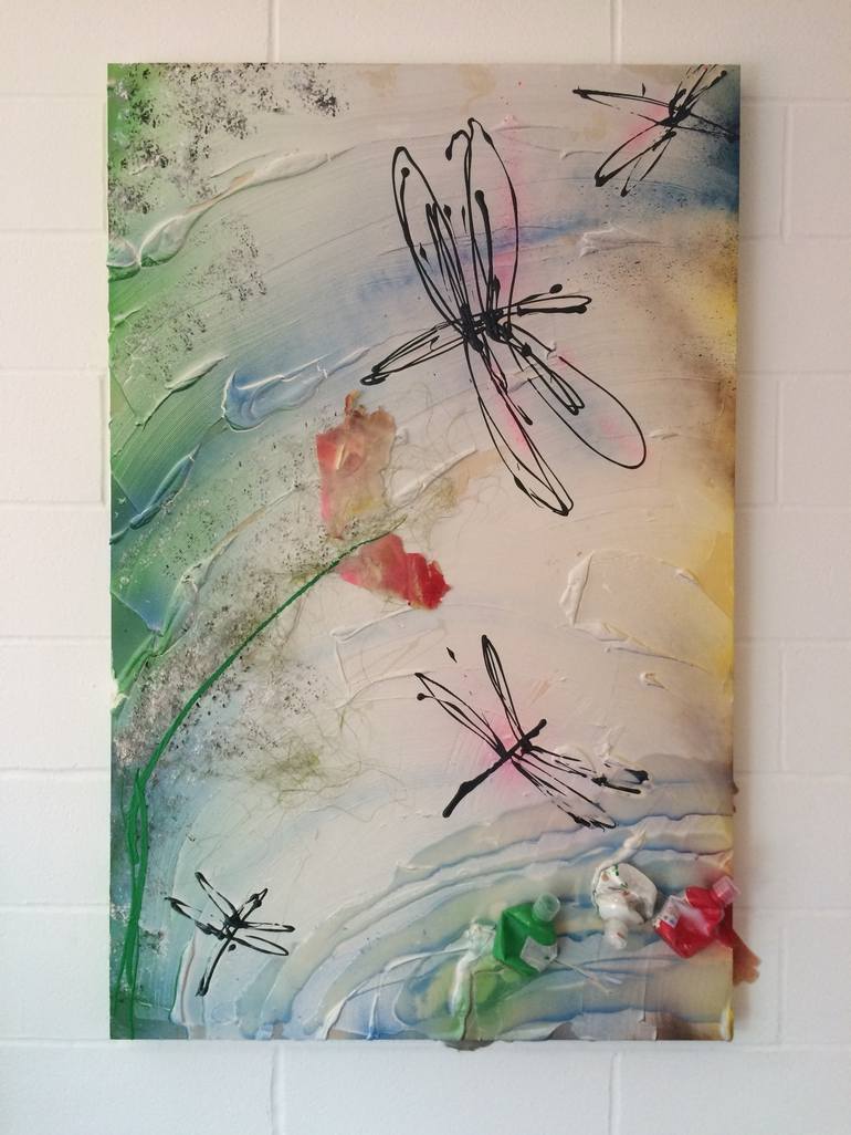 Original Abstract Painting by pier callegarini