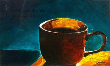Original Abstract Food & Drink Paintings by Yashi Jain