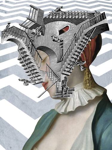 Print of Women Collage by Luigi Tarini