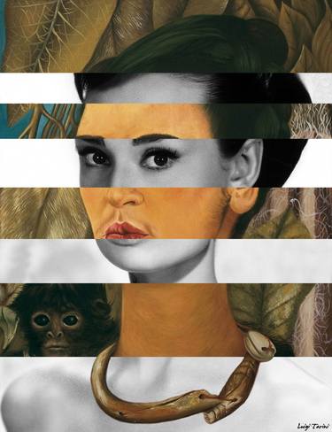 Print of Pop Art Pop Culture/Celebrity Collage by Luigi Tarini