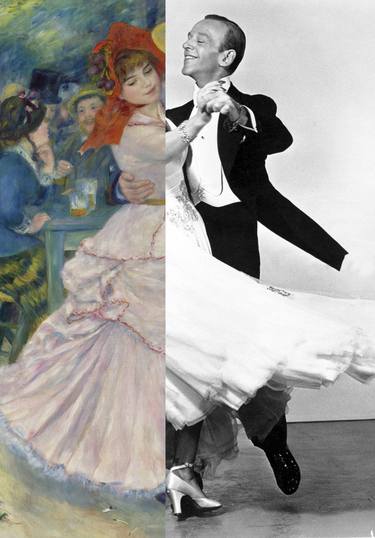 Renoir's Dance at Bougival & Fred Astair (with Ginger Rogers) thumb