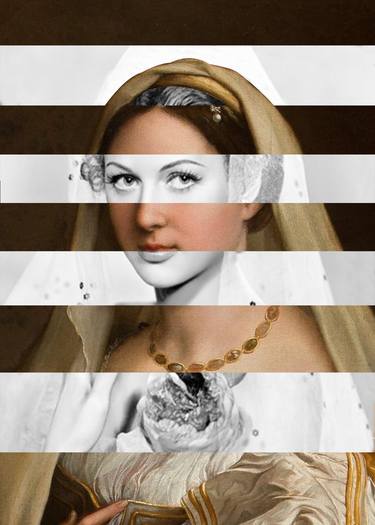 Print of Fine Art Pop Culture/Celebrity Collage by Luigi Tarini