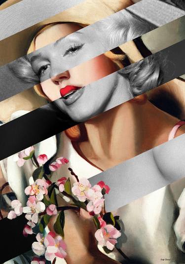 Print of Pop Art Pop Culture/Celebrity Collage by Luigi Tarini