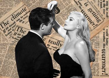 Print of Pop Art Pop Culture/Celebrity Collage by Luigi Tarini
