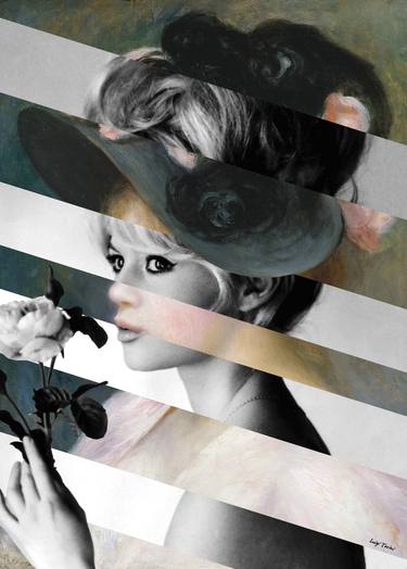 Print of Pop Art Celebrity Collage by Luigi Tarini