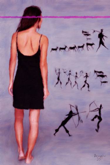 Print of Body Paintings by Parisa Sahafiasl