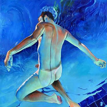 Original Figurative Men Painting by David Jester