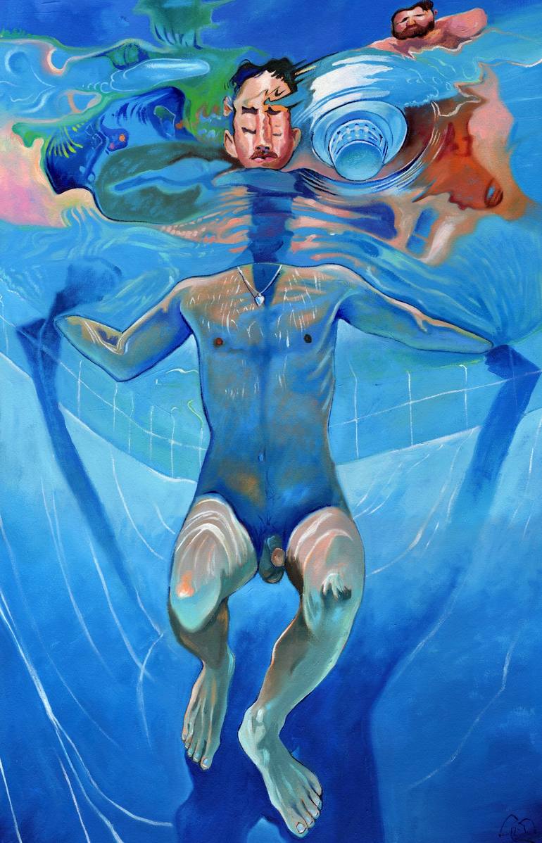 Print of Figurative Men Painting by David Jester