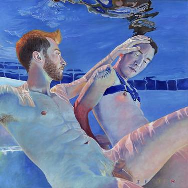 Print of Figurative Love Paintings by David Jester