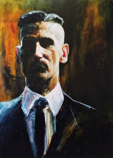 Original Portraiture People Paintings by Andrii Bryzhak