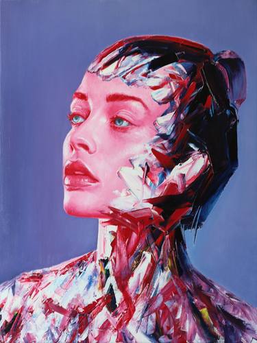 Print of Portraiture Portrait Paintings by Andrii Bryzhak