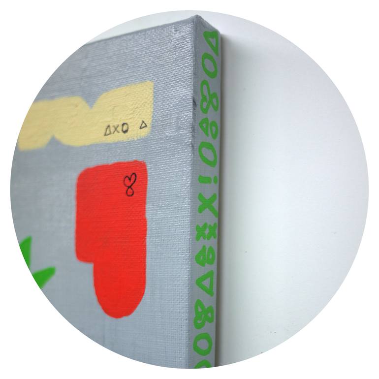 Original Abstract People Painting by Banakido Moho