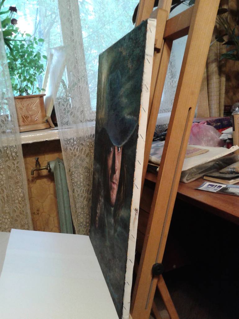 Original Conceptual People Painting by Irina Sumanenkova