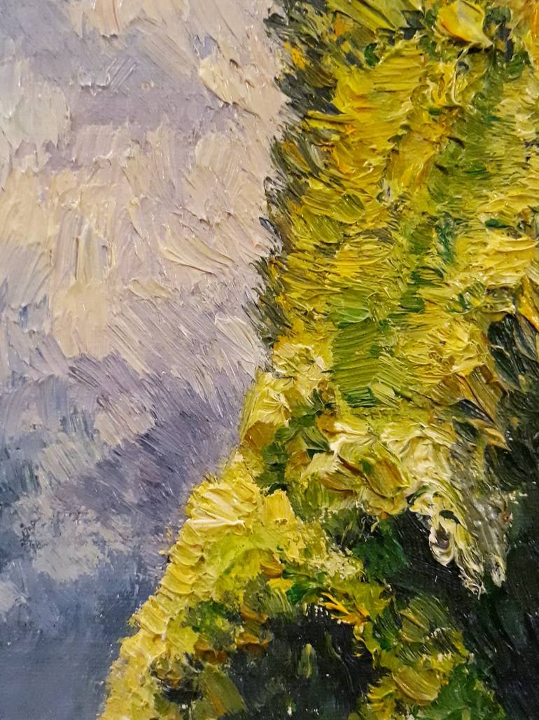 Original Impressionism Nature Painting by Irina Sumanenkova