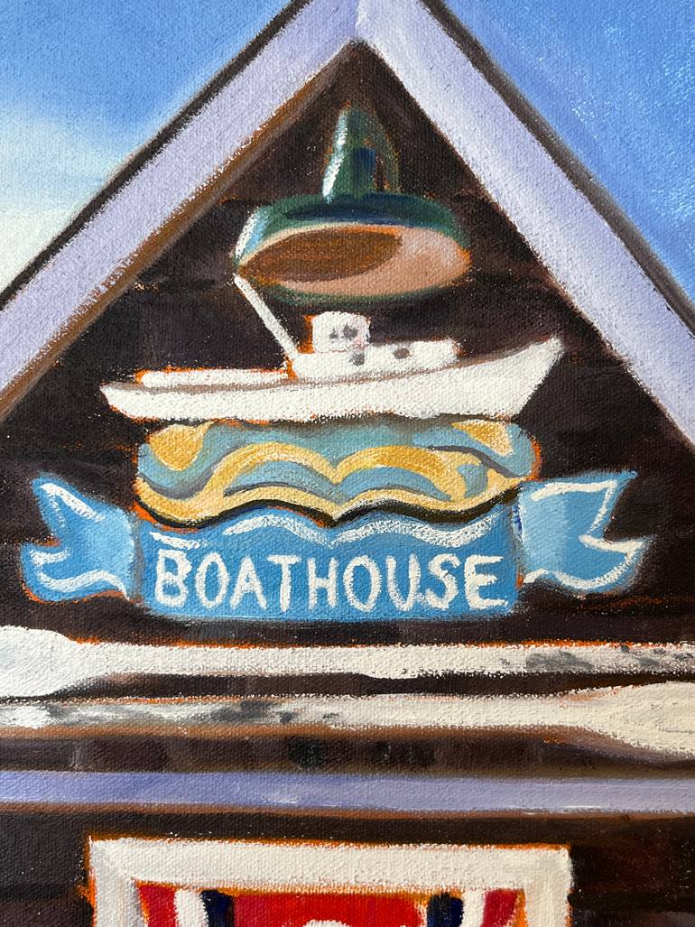 Original Figurative Architecture Painting by Helene English