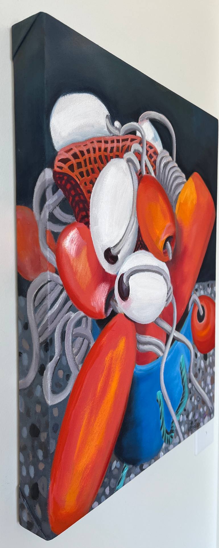 Original Figurative Boat Painting by Helene English