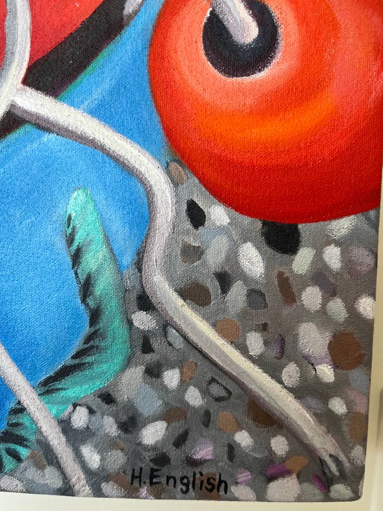 Original Figurative Boat Painting by Helene English