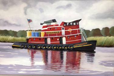 Original Boat Paintings by Helene English