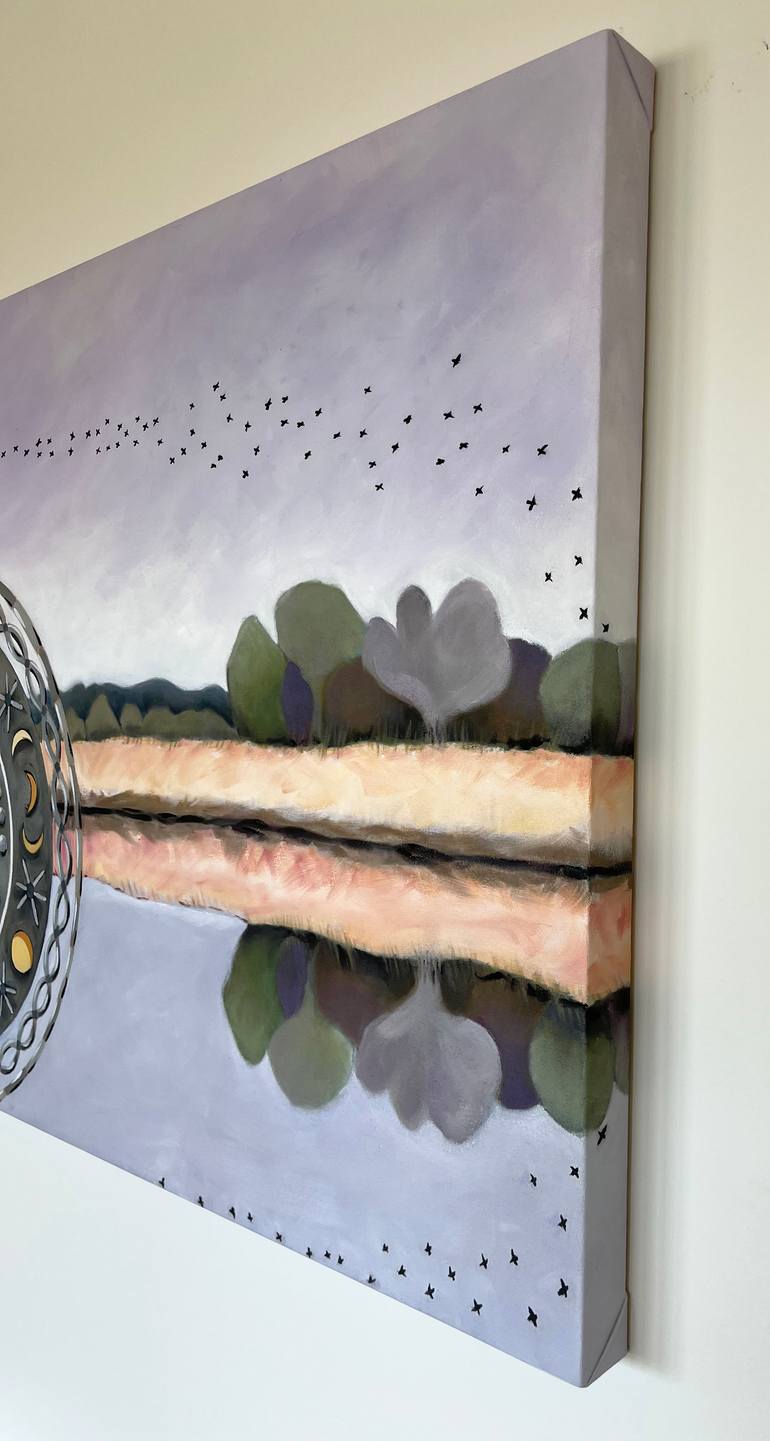 Original Abstract Landscape Painting by Helene English