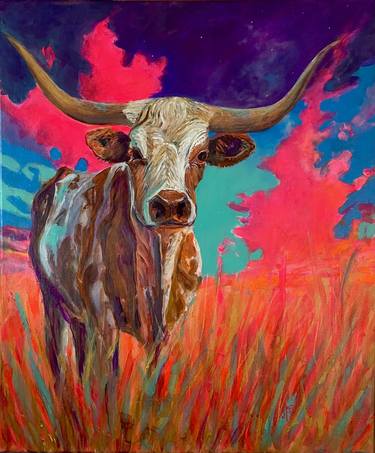 Original Pop Art Animal Painting by Sheree Greider