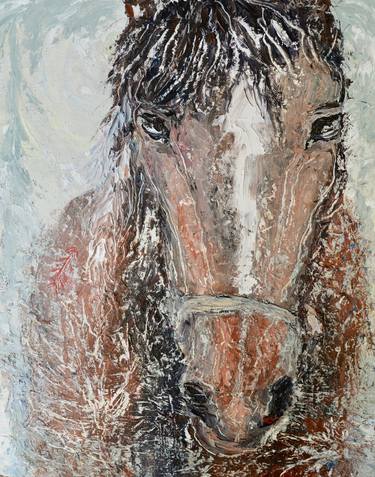 Print of Abstract Expressionism Horse Paintings by Sheree Greider