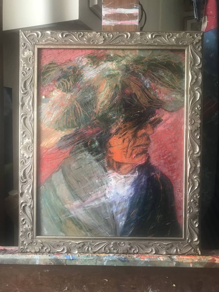Original Expressionism People Painting by Sheree Greider