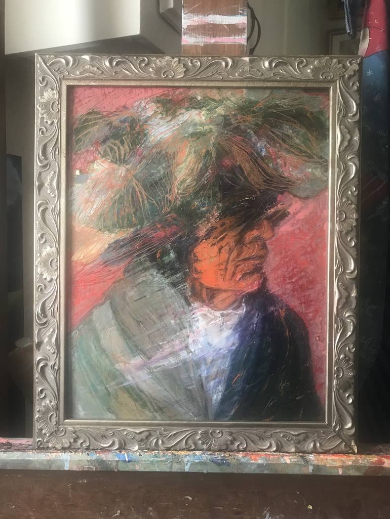 Original Expressionism Portrait Painting by Sheree Greider