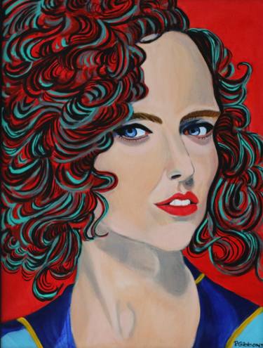 Original Pop Art Portrait Paintings by Patricia Gibbons