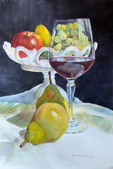 Original Fine Art Still Life Paintings by Bronwen Jones